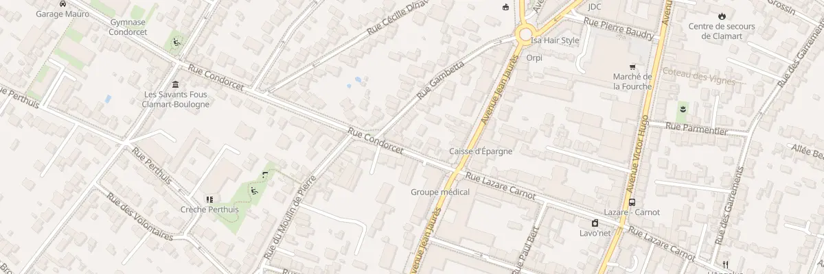 Plan du 10 Rue Condorcet à Clamart