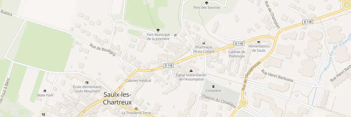Plan du 28 Rue de la Division Leclerc à Saulx-les-Chartreux