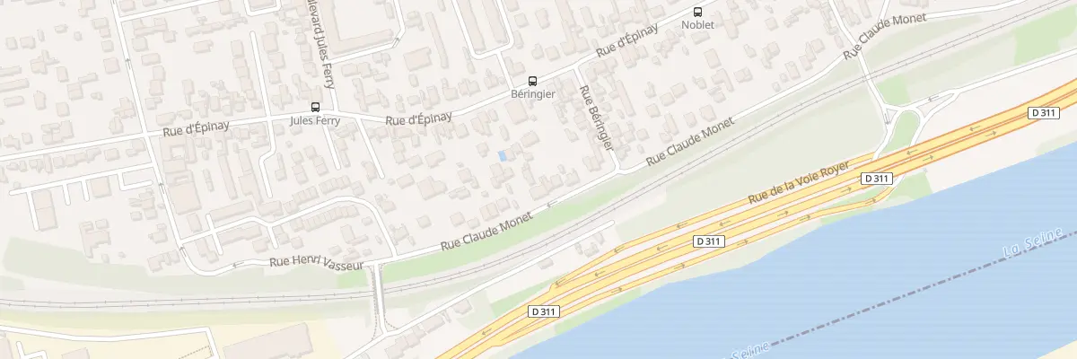 Plan du 39 Rue Claude Monet à Argenteuil