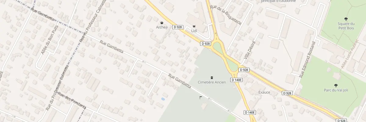 Plan du 6B Rue Gambetta à Eaubonne
