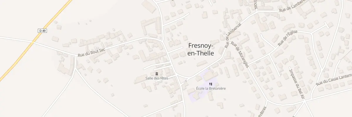 Plan du 1 Imp des Ecoles à Fresnoy-en-Thelle