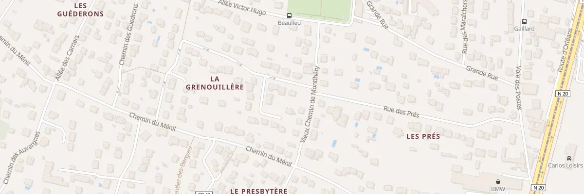 Plan du 3 Che de la Grenouillere à La Ville-du-Bois