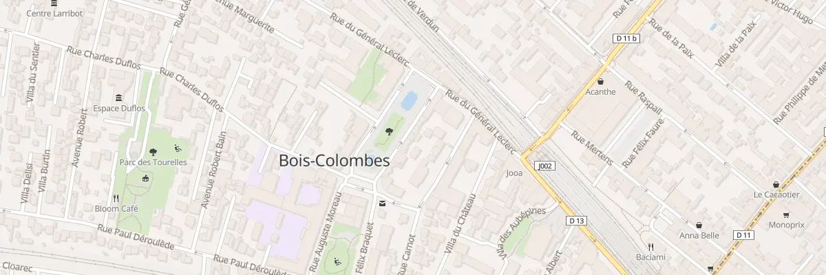 Plan du 7 Pl de la République à Bois-Colombes