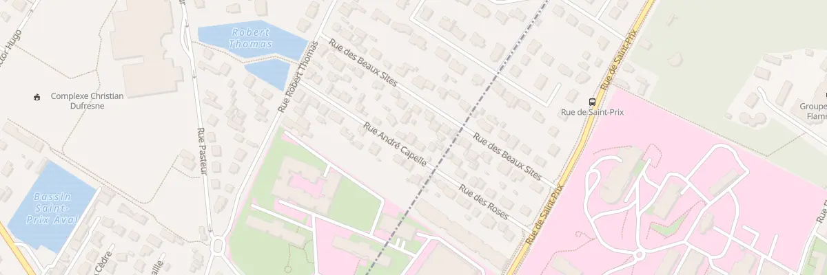 Plan du 19 Rue Andre Capelle à Saint-Prix