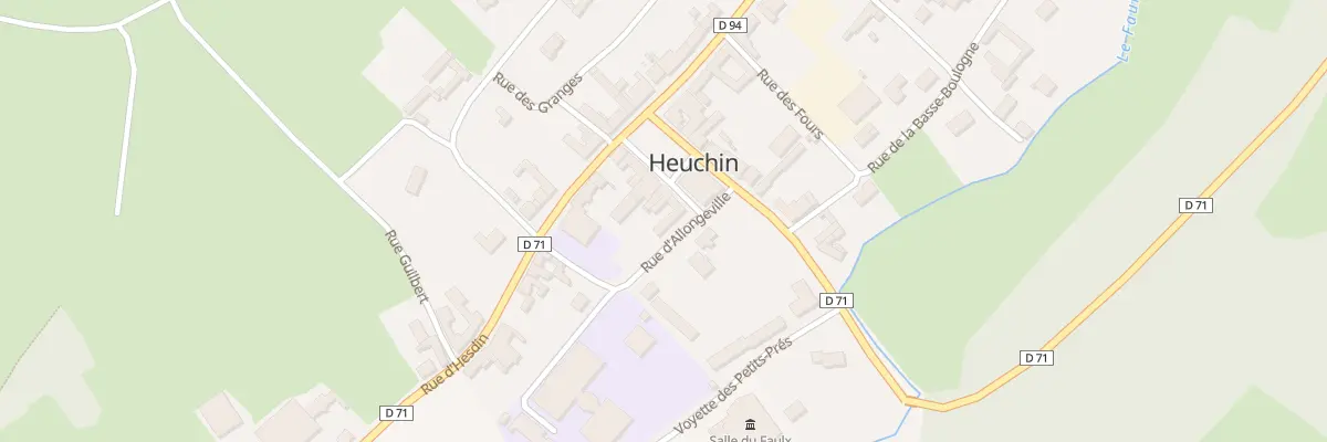 Plan du 10 Gpl Grand Place à Heuchin
