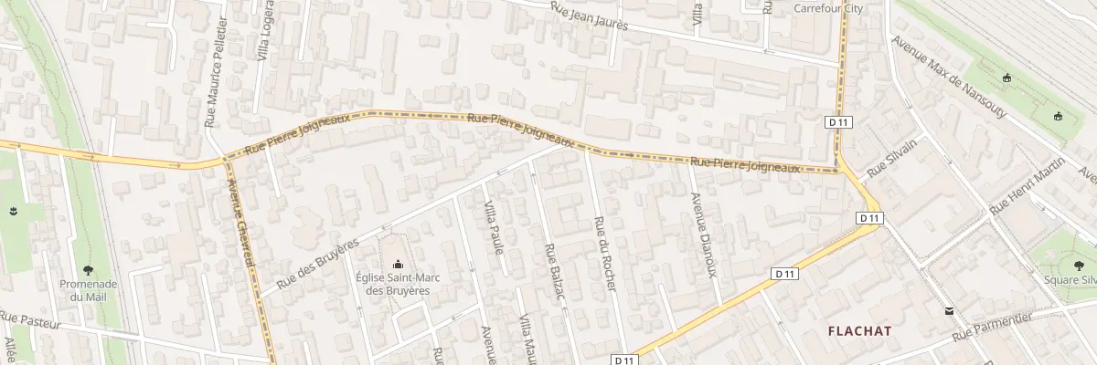 Plan du 26 Rue Balzac à Asnières-sur-Seine