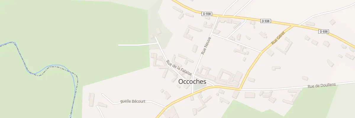 Plan du 29 Rue de la Falaise à Occoches