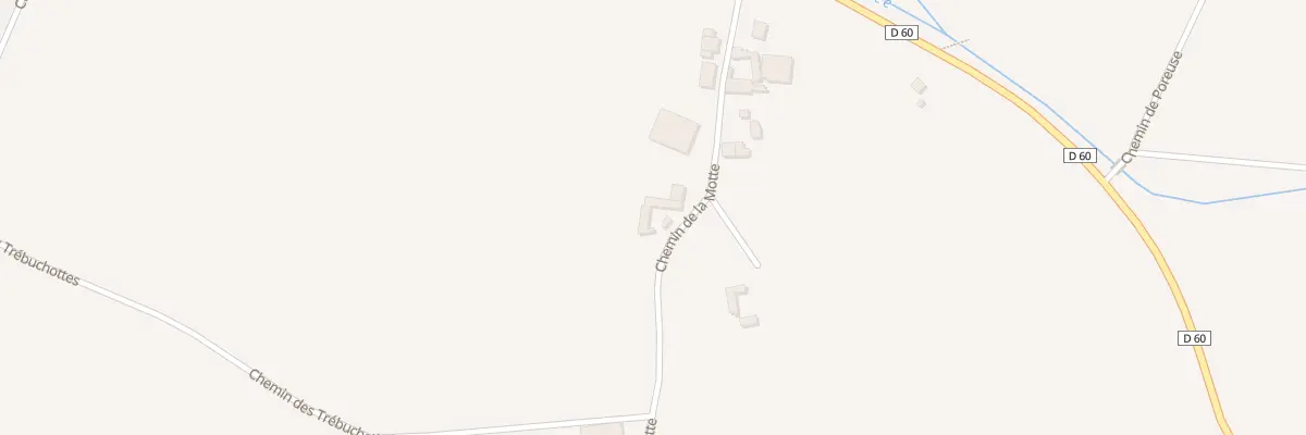 Plan du 22 Che de la Motte à Germigny-des-Prés