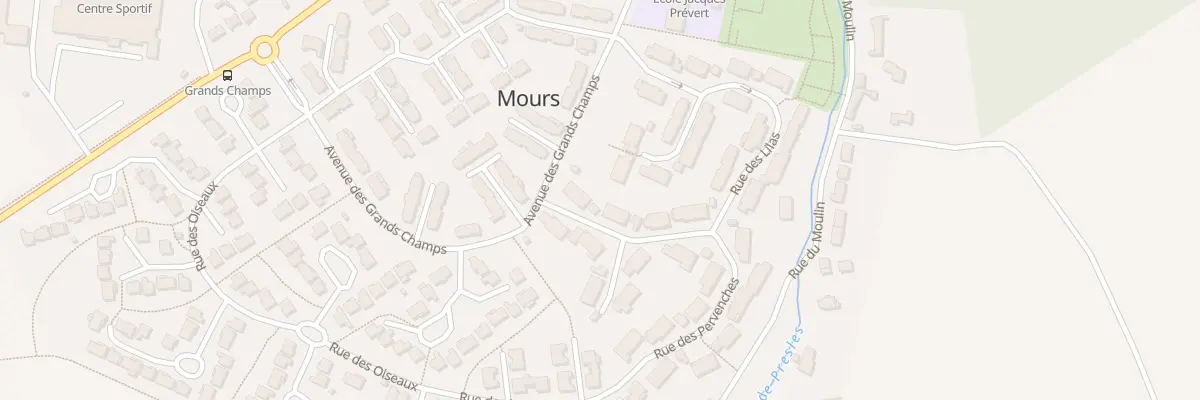 Plan du 30 Rue des Pervenches à Mours