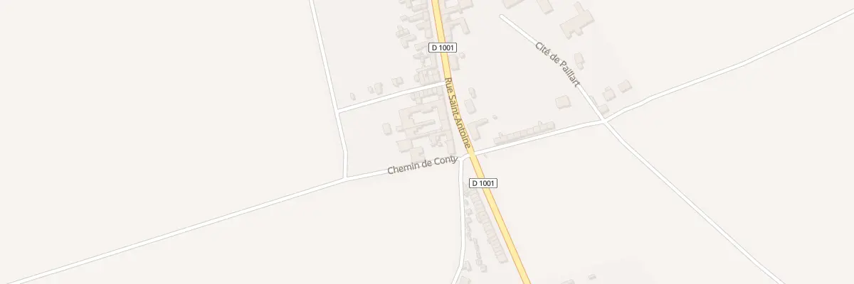 Plan du 20 Rue Saint-Antoine à Esquennoy