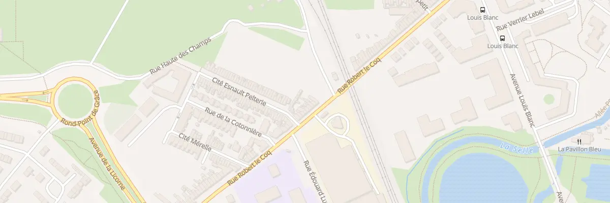 Plan du 172 Rue Robert Lecoq à Amiens