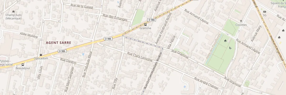 Plan du 115 Rue Gramme à Colombes