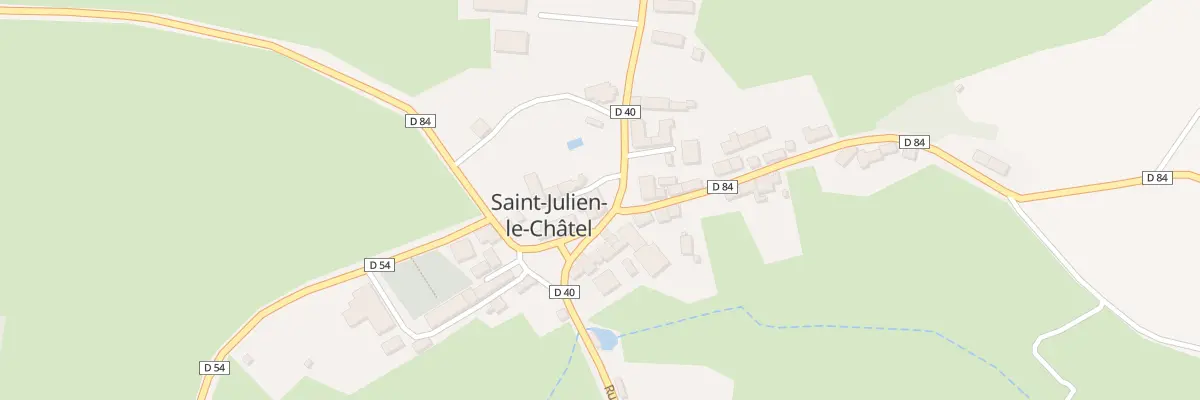 Plan du 1 Rue des Choucas des Tours à Saint-Julien-le-Châtel
