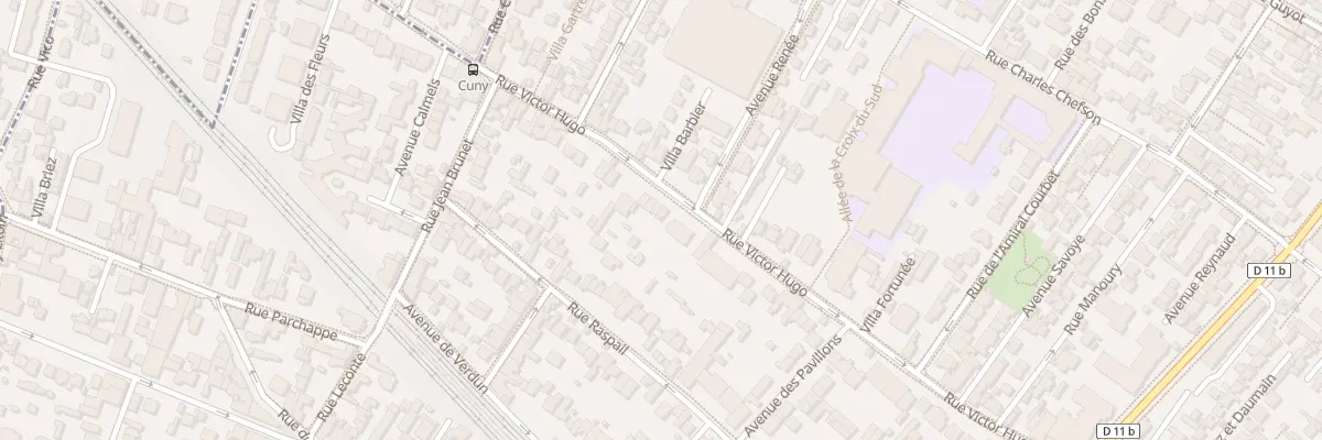 Plan du 107 Rue Victor Hugo à Bois-Colombes