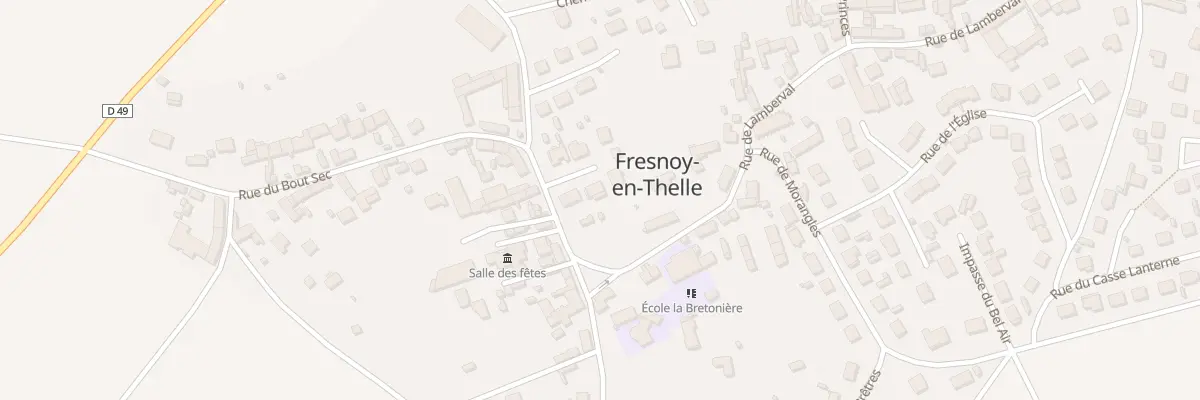 Plan du 3 Imp des Ecoles à Fresnoy-en-Thelle