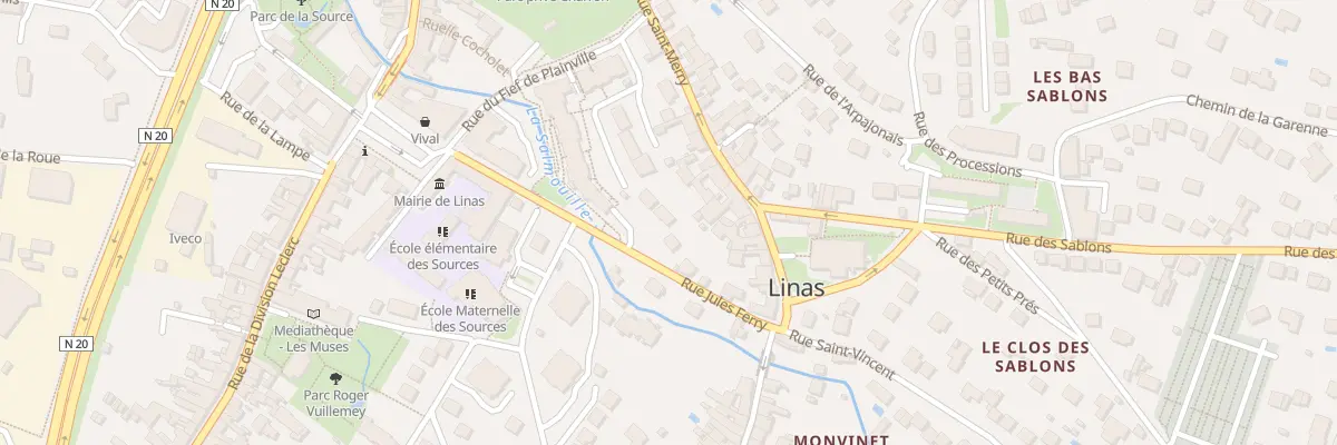 Plan du 5B Rue Jules Ferry à Linas