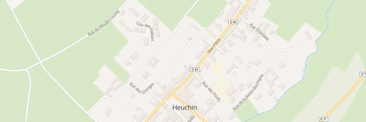 Plan du 11 Rue d’Aire à Heuchin