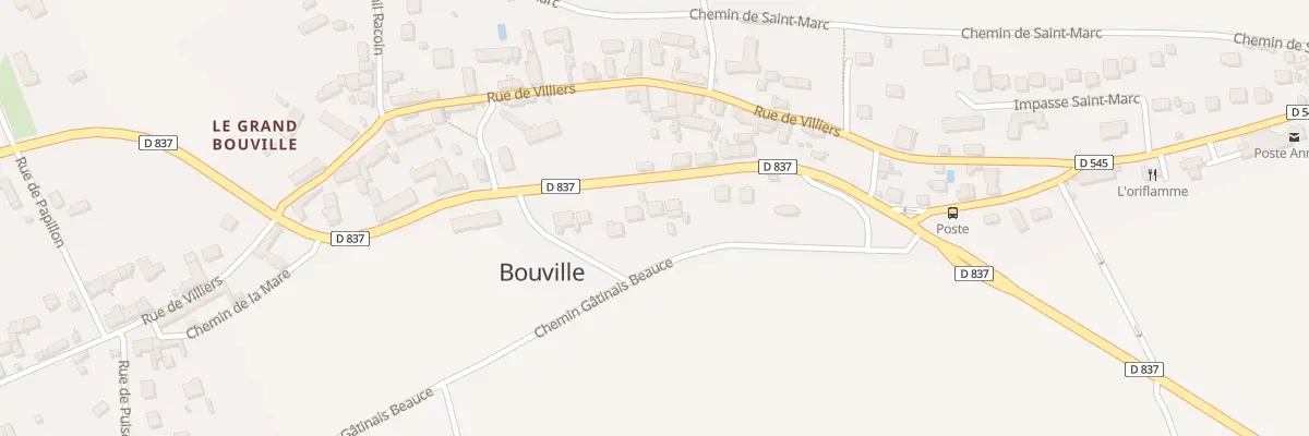 Plan du 5 Rte d’Etampes à Bouville