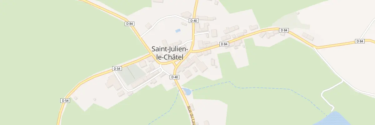 Plan du 8 Pl des Anciennes Douves à Saint-Julien-le-Châtel