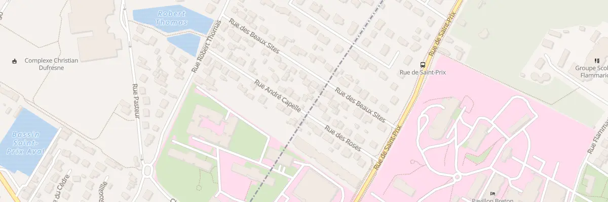 Plan du 23 Rue Andre Capelle à Saint-Prix