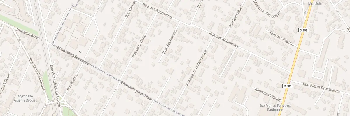 Plan du 15B Rue des Rosiers à Eaubonne