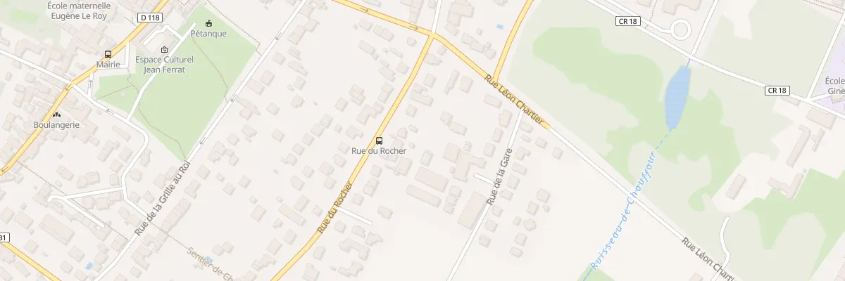 Plan du 11 Rue du Rocher à Saulx-les-Chartreux