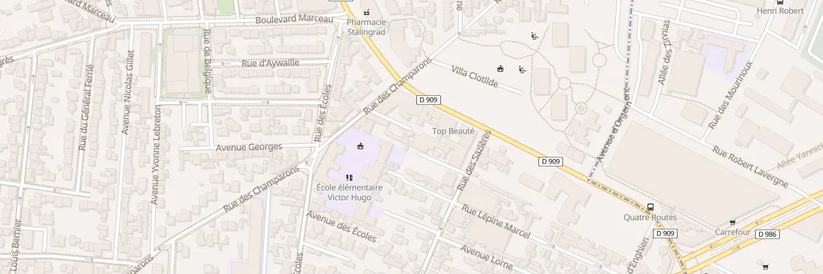 Plan du 132 Rue des Champarons à Colombes