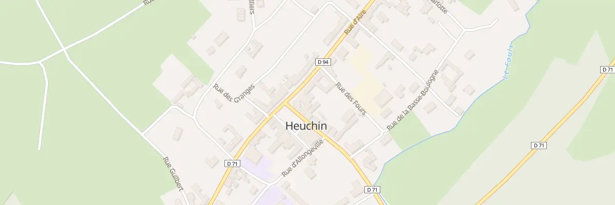 Plan du 2B Rue d’Aire à Heuchin
