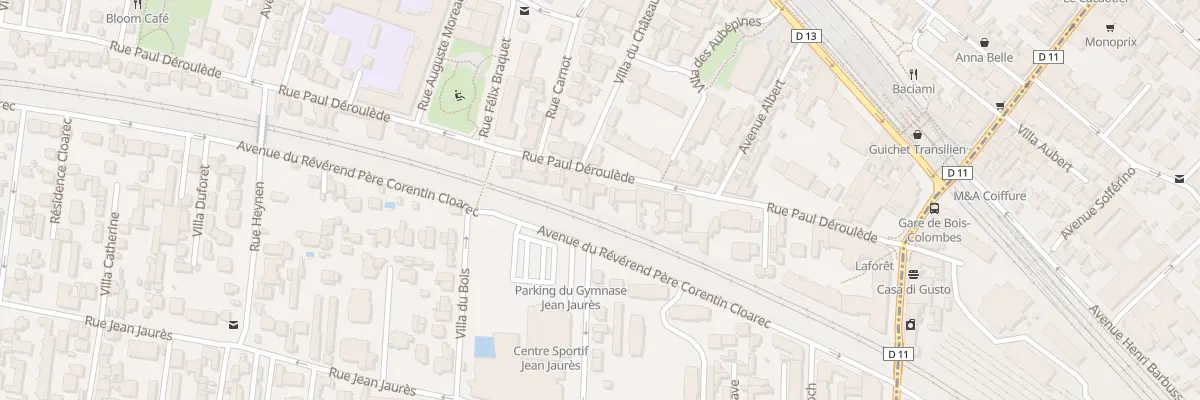 Plan du 39 Rue Paul Déroulède à Bois-Colombes