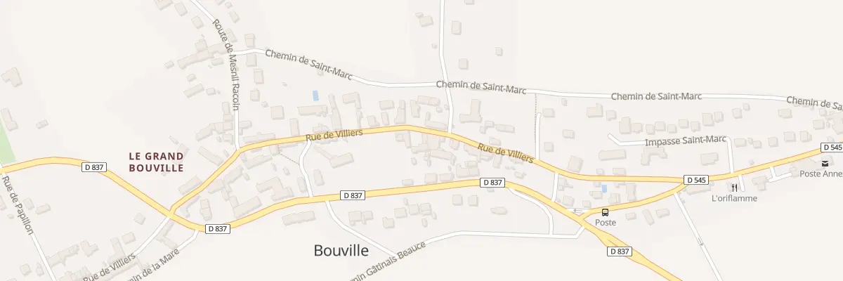 Plan du 19 Rue de Villiers à Bouville