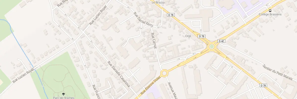 Plan du 9 Rue Carnot à Persan