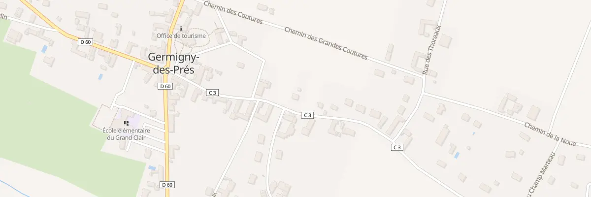 Plan du 5082 Les Coutures Sud à Germigny-des-Prés
