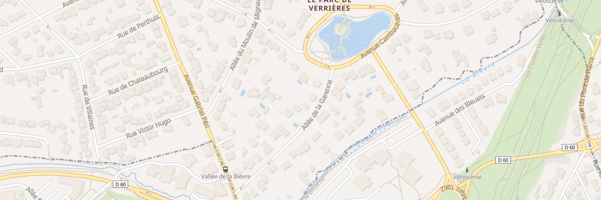 Plan du 6 All Garenne à Verrières-le-Buisson