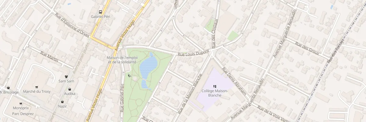 Plan du 11 Rue Louis Dupont à Clamart