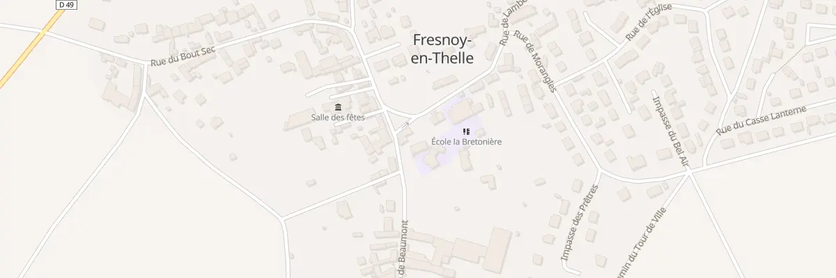 Plan du 1 Rue de Lamberval à Fresnoy-en-Thelle