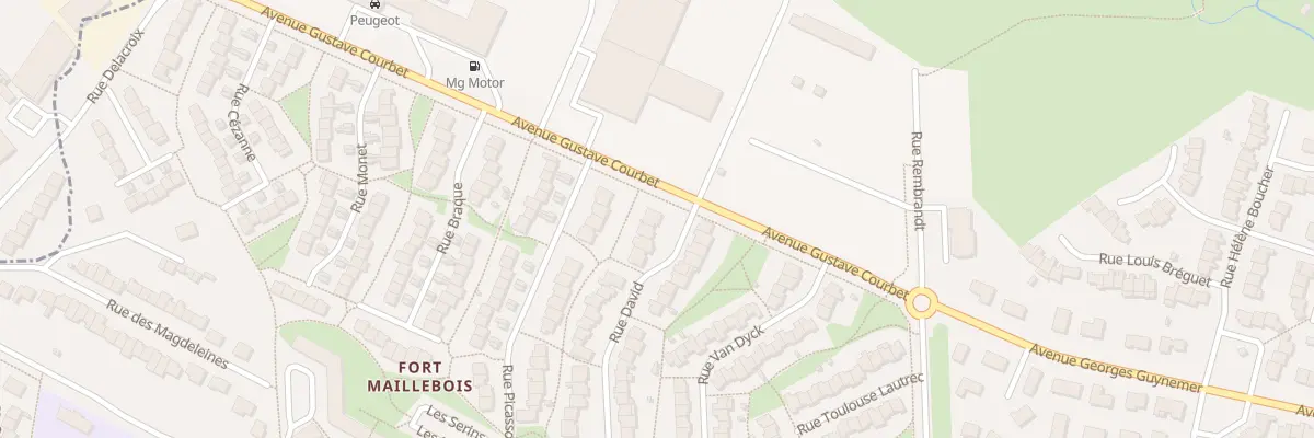 Plan du 1 Rue David à Longuenesse