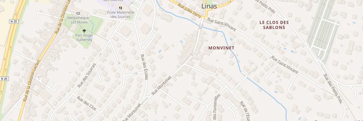 Plan du 18 Rue Montvinet à Linas