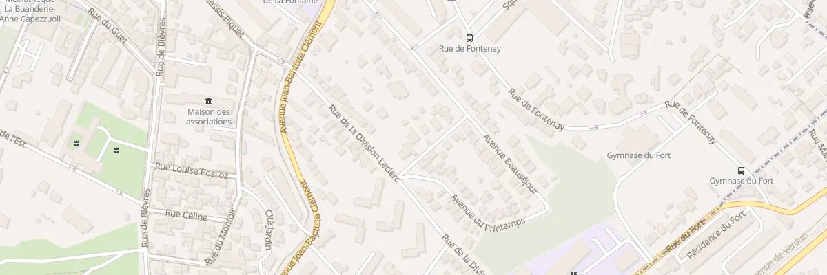 Plan du 10 Rue du Château à Clamart