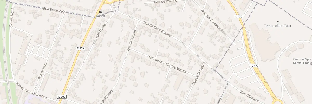 Plan du 15 Rue La Croix des Marais à Sannois