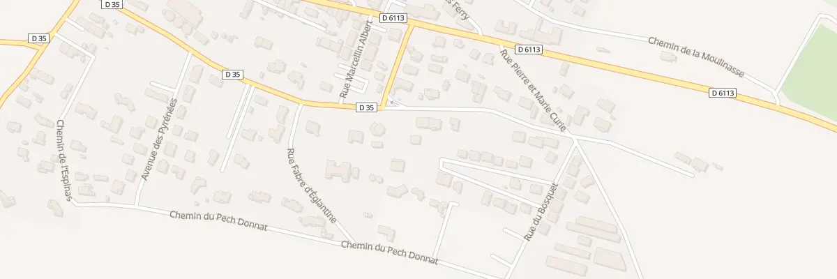 Plan du 22 Rue Pierre Paul Riquet à Pezens
