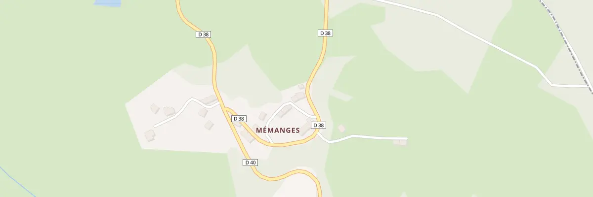 Plan du 16 Mémanges à Néoux