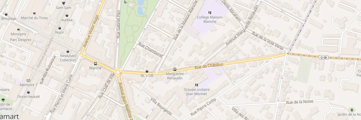 Plan du 11 Rue de Châtillon à Clamart