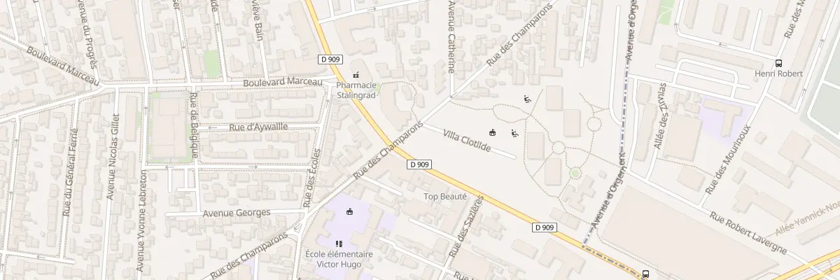Plan du 142 Rue des Champarons à Colombes