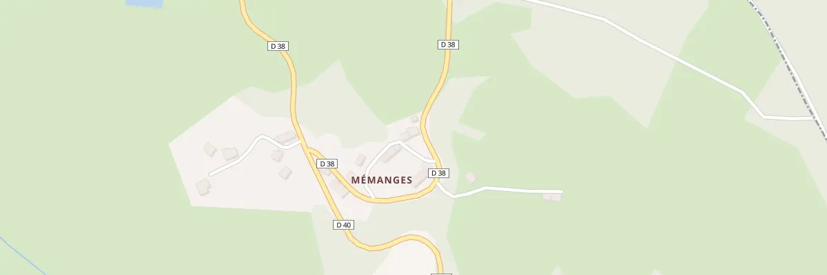 Plan du 15 Mémanges à Néoux