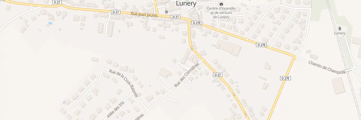 Plan du 10 Che de Lunerette à Lunery