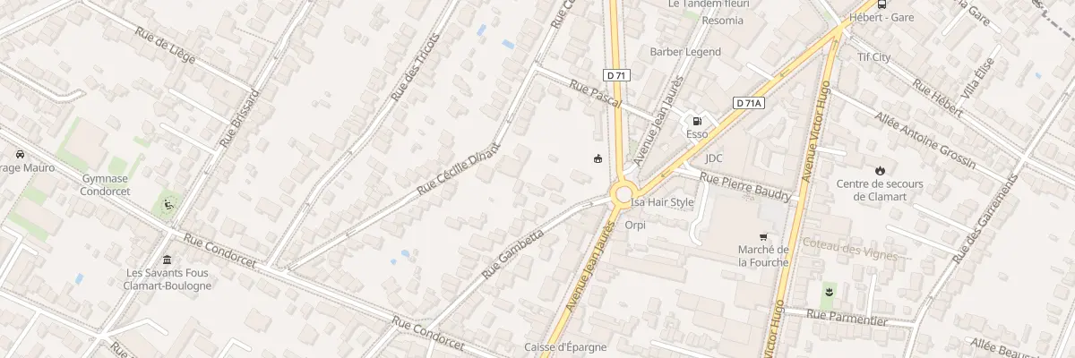 Plan du 30 Rue Cécille-dinant à Clamart