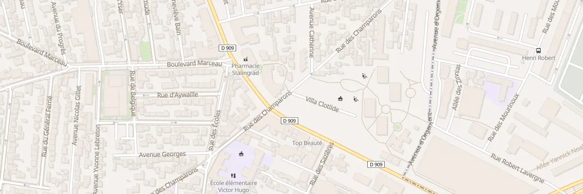Plan du 144 Rue des Champarons à Colombes