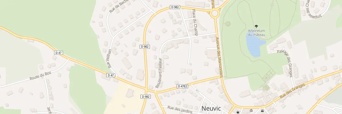 Plan du 5132 Bd Pasteur à Neuvic