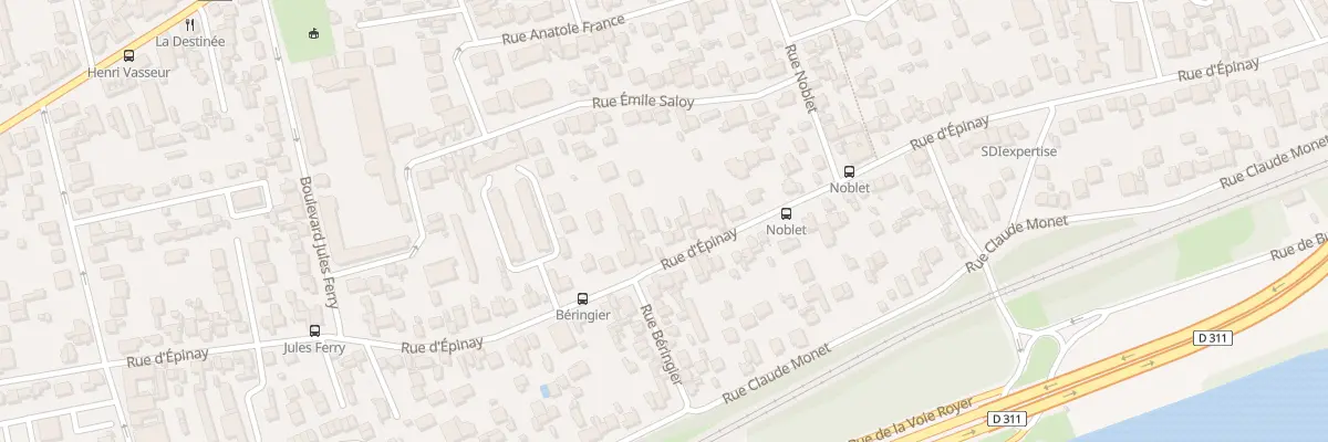 Plan du 101 Rue d’Epinay à Argenteuil
