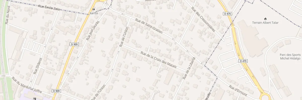 Plan du 17B Rue La Croix des Marais à Sannois